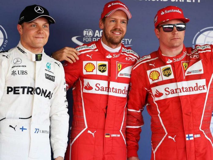 valtteri bottas sebastian vettel kimi raikkonen