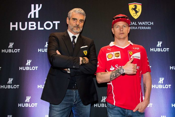 maurizio arrivabene kimi raikkonen