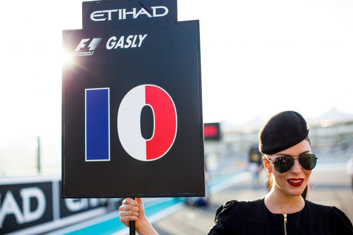 pierre gasly grid girl